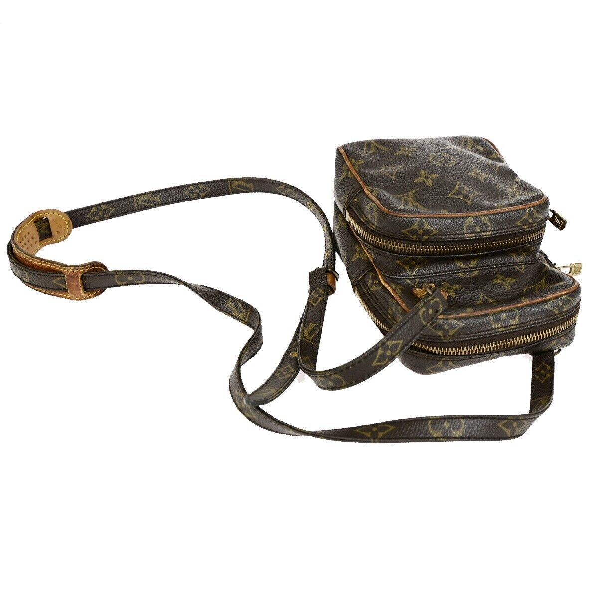 LOUIS VUITTON Mini Amazon Shoulder Bag Monogram Leather Brown M45238 63FB209