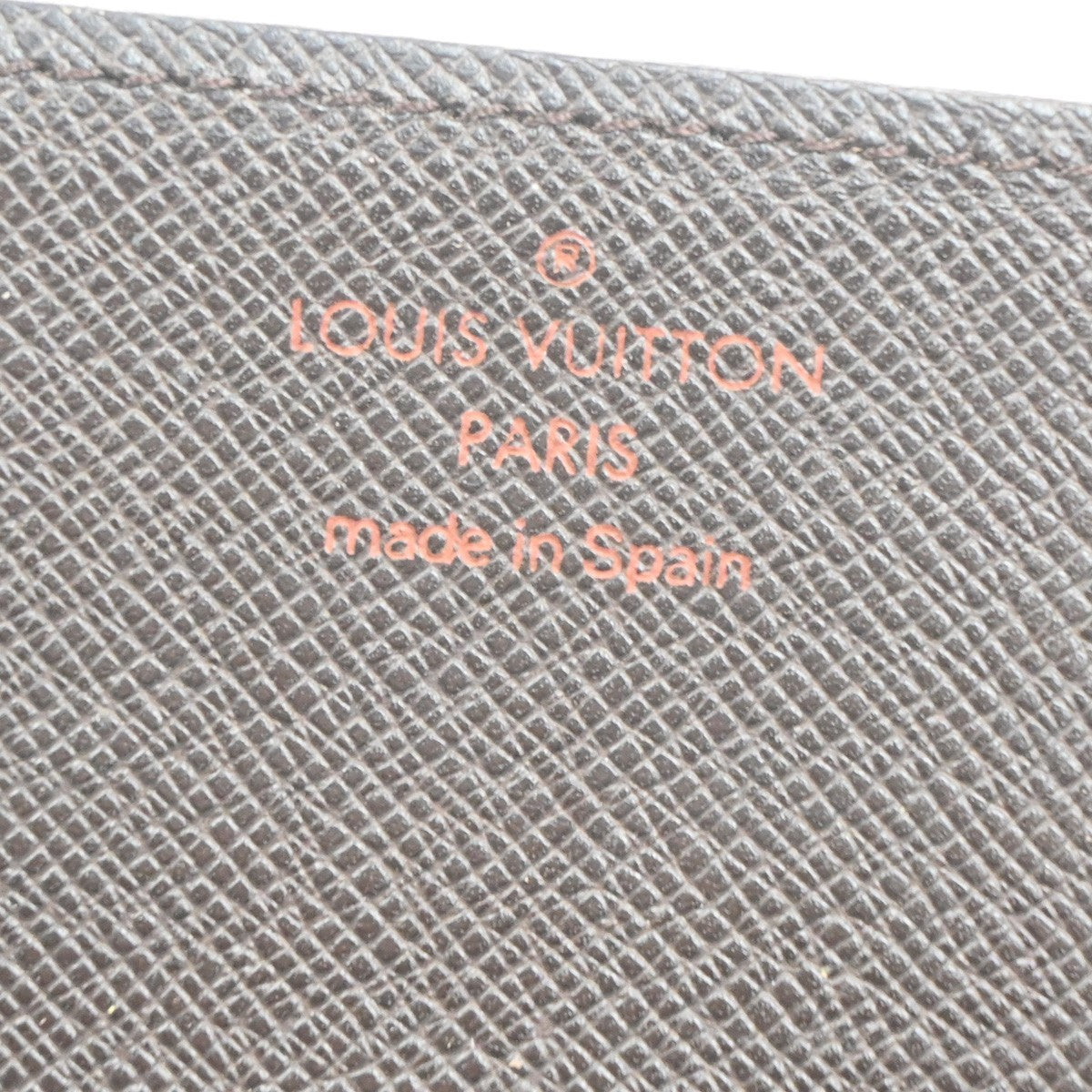LOUIS VUITTON Cartes de Visite Card Case Damier Ebene Leather BN N62920 60KC594