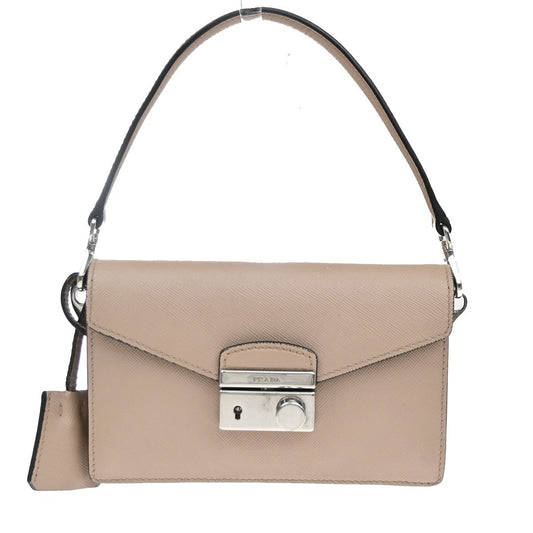 PRADA Logo Lux Sound Mini Hand Bag Saffiano Leather Pink SHW Italy 85TA656