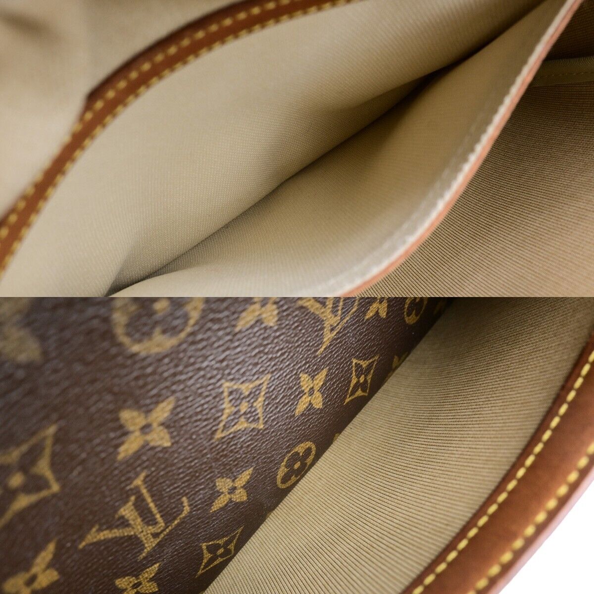 LOUIS VUITTON Reporter PM Crossbody Shoulder Bag Monogram Leather M45254 34ED253