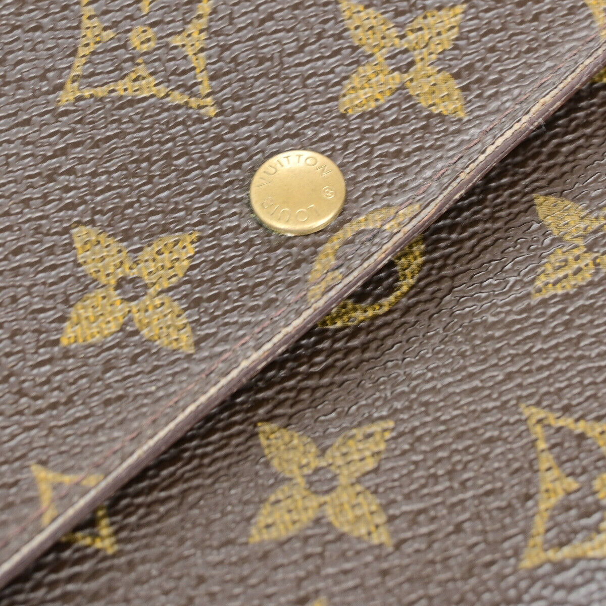 LOUIS VUITTON Porte Monnaie Credit Long Wallet Monogram Leather M61725 09YE961