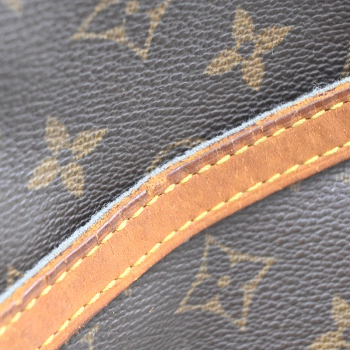 LOUIS VUITTON Danube Shoulder Bag Monogram Leather Brown France M45266 67PA042