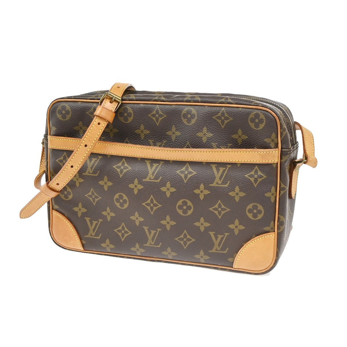 LOUIS VUITTON Trocadero 30 Shoulder Bag Monogram Leather Brown M51272 82ZA310