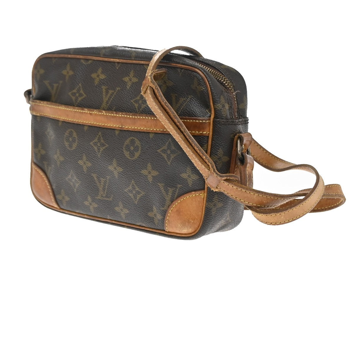 LOUIS VUITTON Trocadero 24 Shoulder Bag Monogram Leather Brown M51276 64SA075