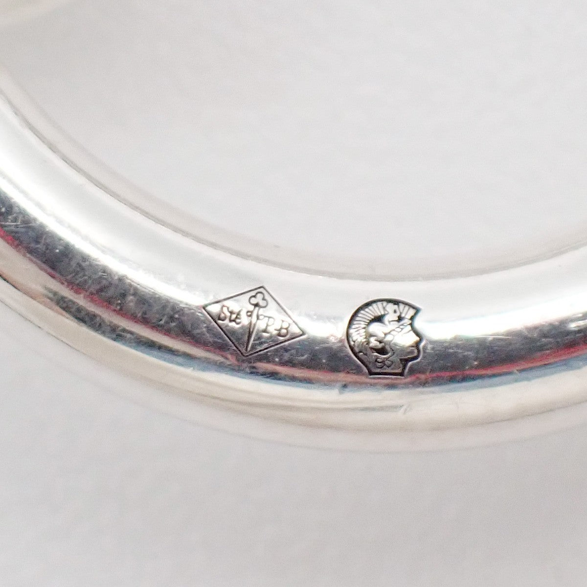 HERMES Logo Chaine D'ancre MM Chain Bracelet  14 Link Ag925 Silver 385LC629