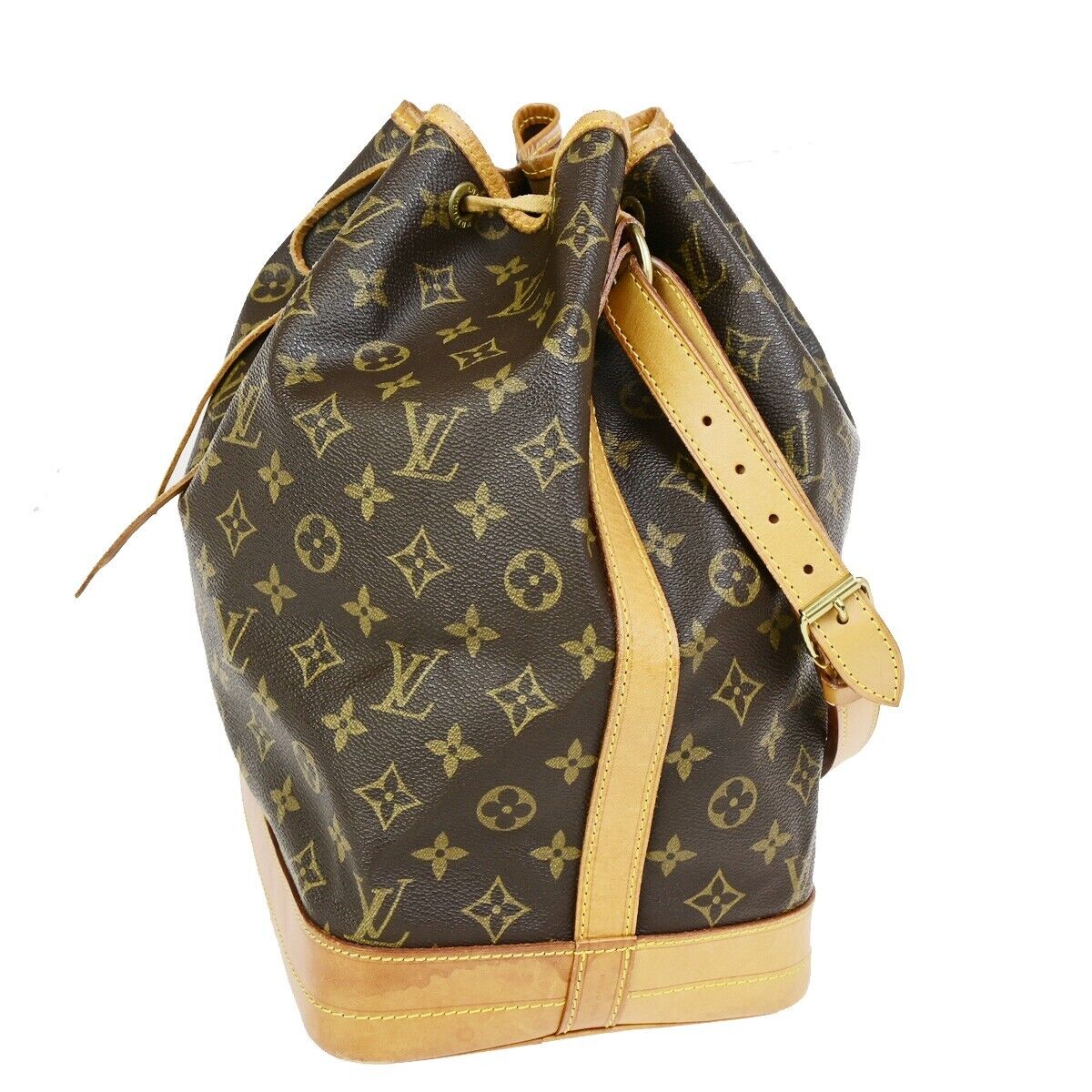 LOUIS VUITTON Noe GM Drawstring Shoulder Bag Monogram Leather BN M42224 73EC874