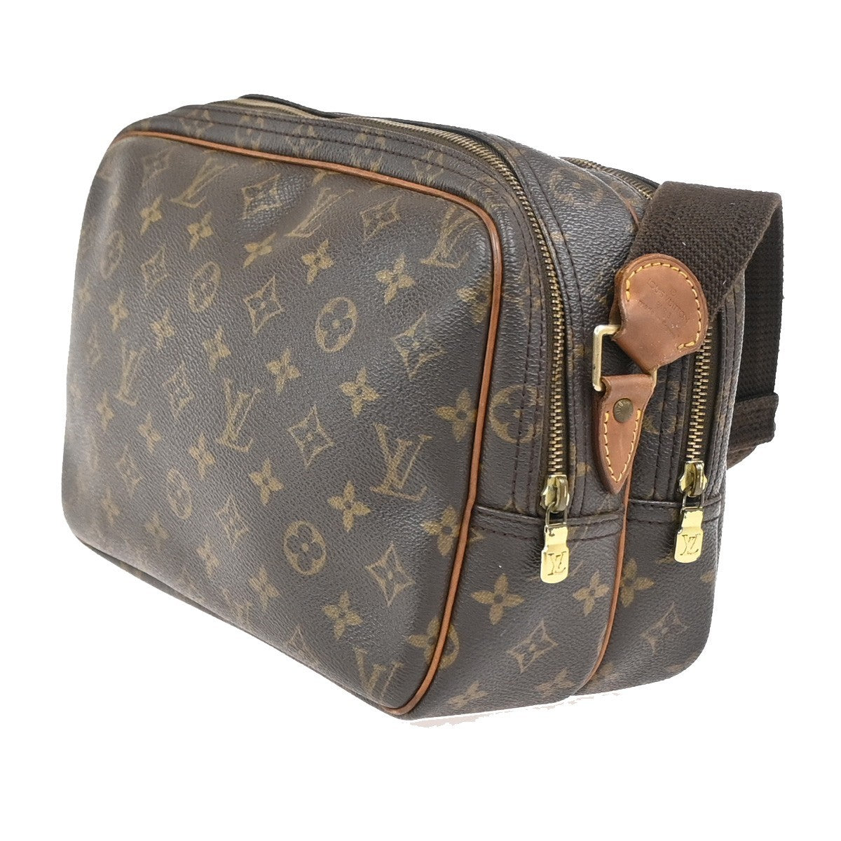 LOUIS VUITTON Reporter PM Crossbody Shoulder Bag Monogram Leather M45254 88YJ025