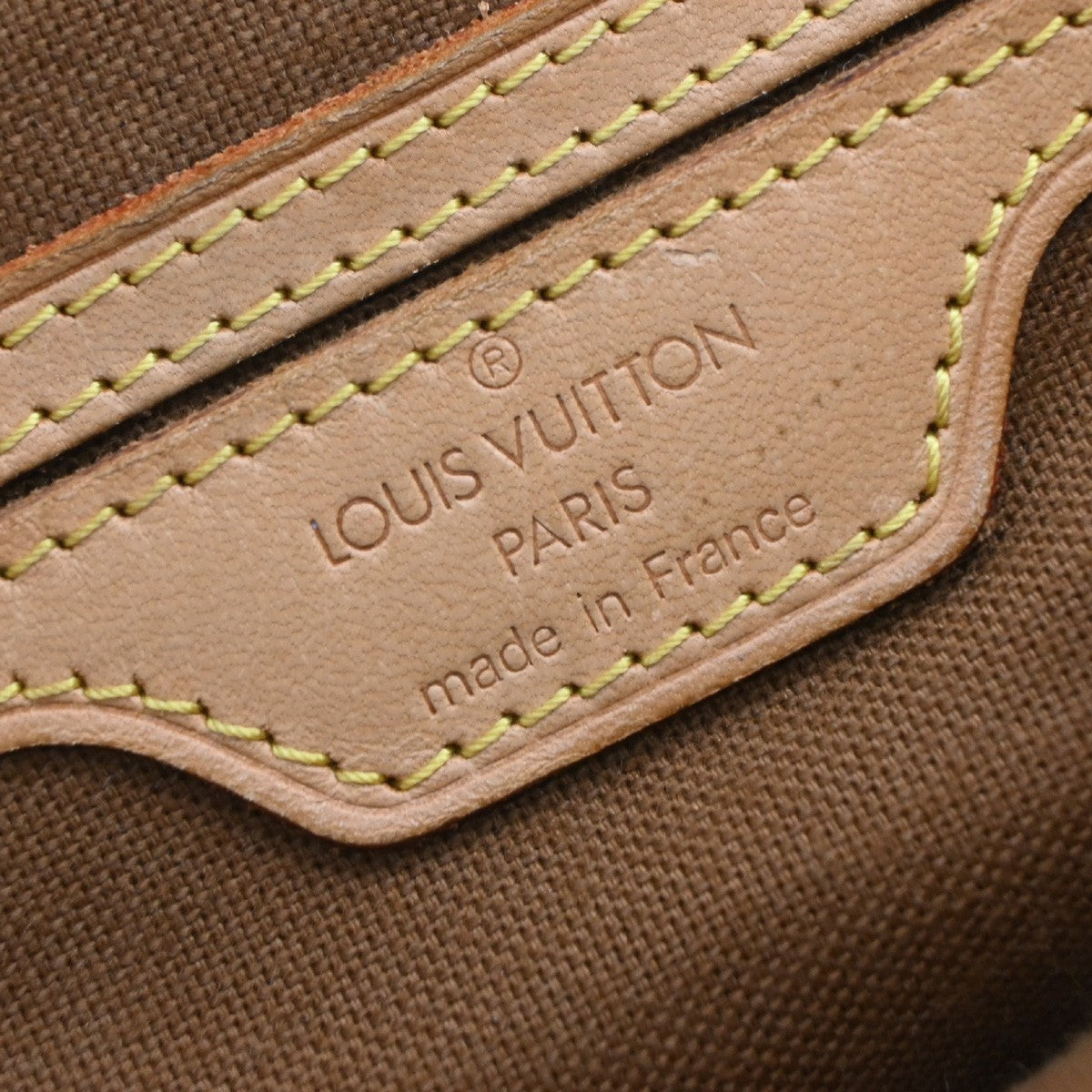 LOUIS VUITTON Logo Arlequin Backpack Bag Damier Ebene Brown N99038 50KB386