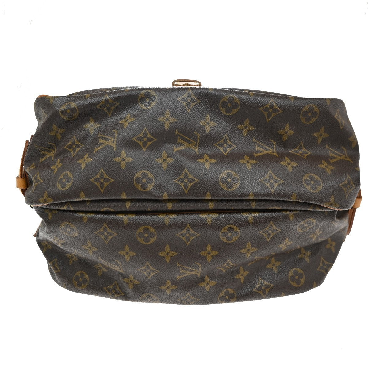LOUIS VUITTON Saumur 35 Shoulder Bag Monogram Leather BN France M42254 12MA007