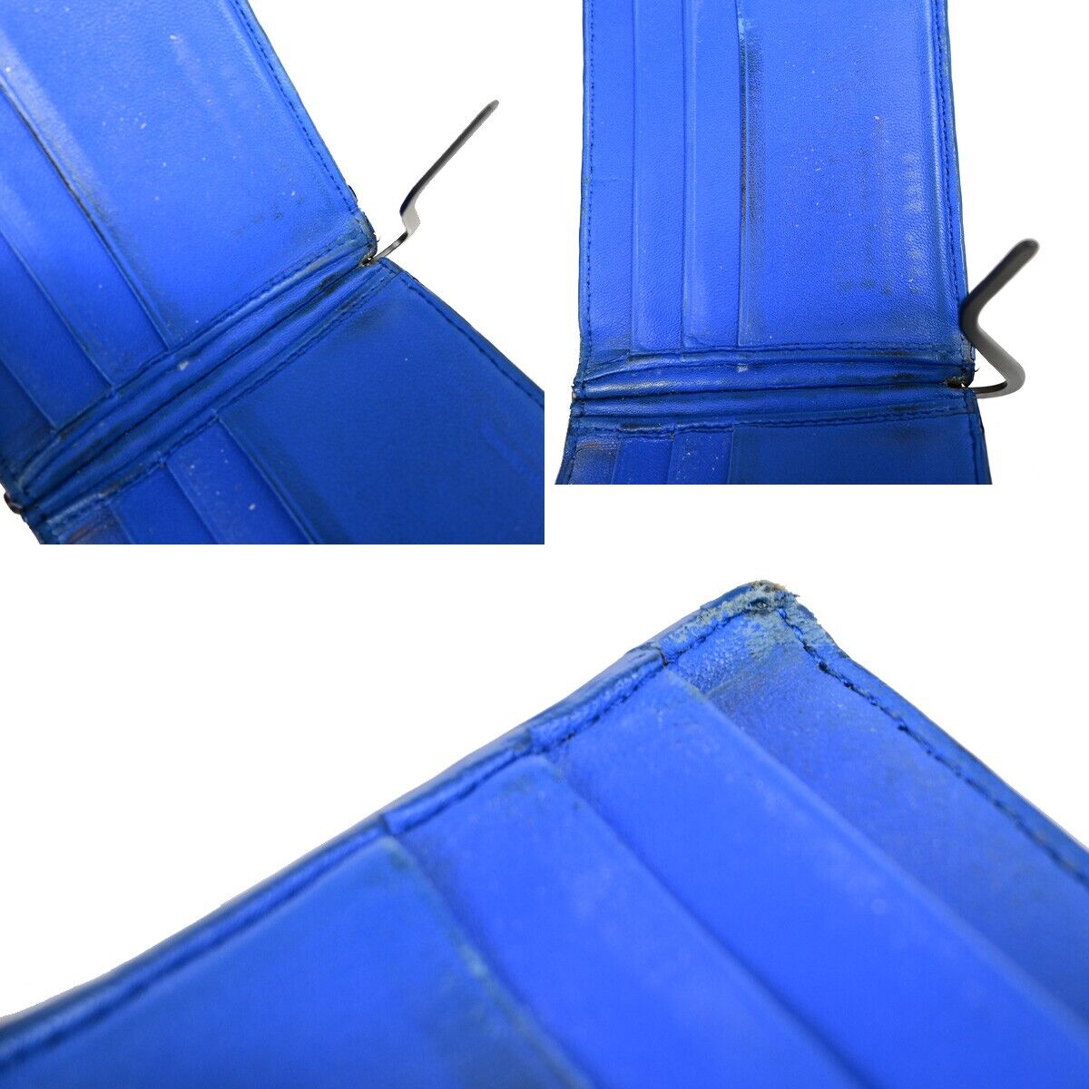 BOTTEGA VENETA Logo Intrecciato Bifold Compact Wallet Leather Black 08EC202