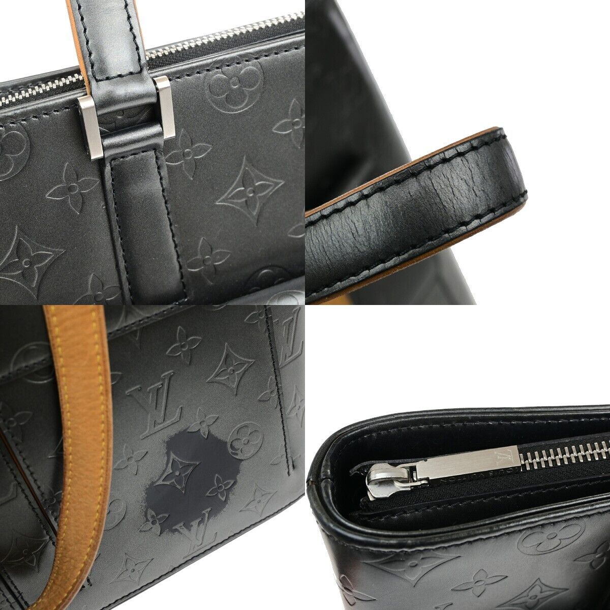 LOUIS VUITTON Willwood Shoulder Bag Monogram mat Leather Gray M55105 88YH093