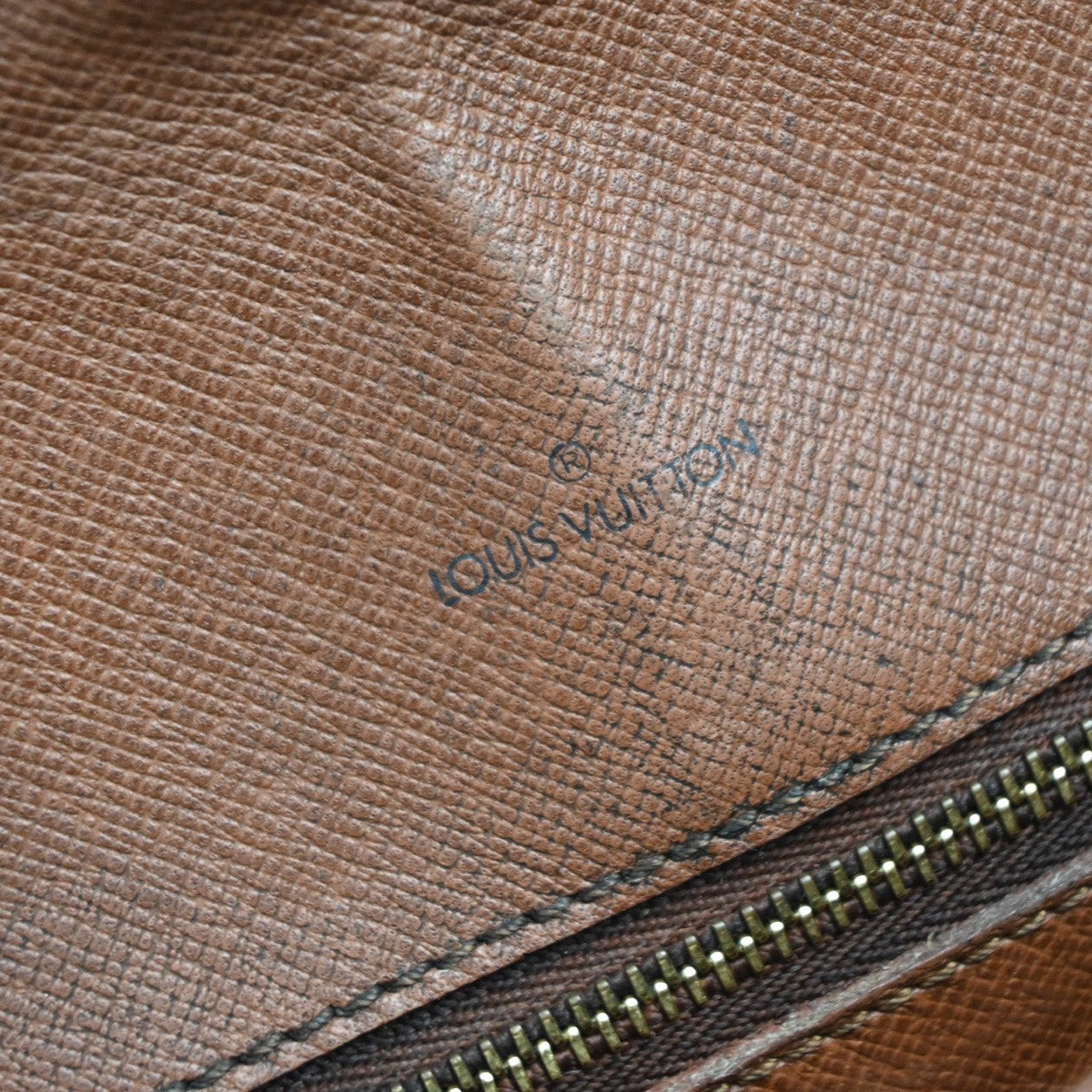 LOUIS VUITTON Saint Cloud GM Shoulder Bag Monogram Leather Brown M51242 34EG346