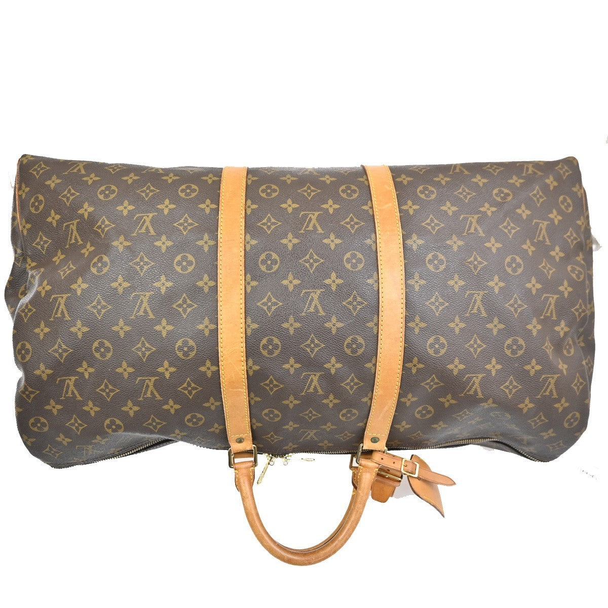 LOUIS VUITTON Keepall 60 Travel Hand Bag Monogram Leather Brown M41422 11TA351