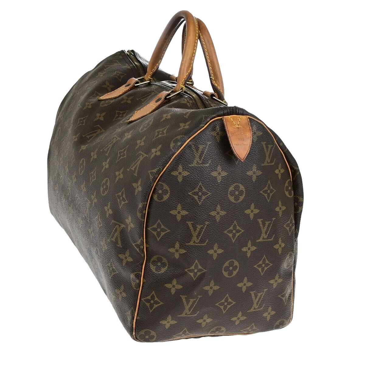 LOUIS VUITTON Speedy 40 Travel Hand Bag Monogram Leather Brown M41522 69ED122