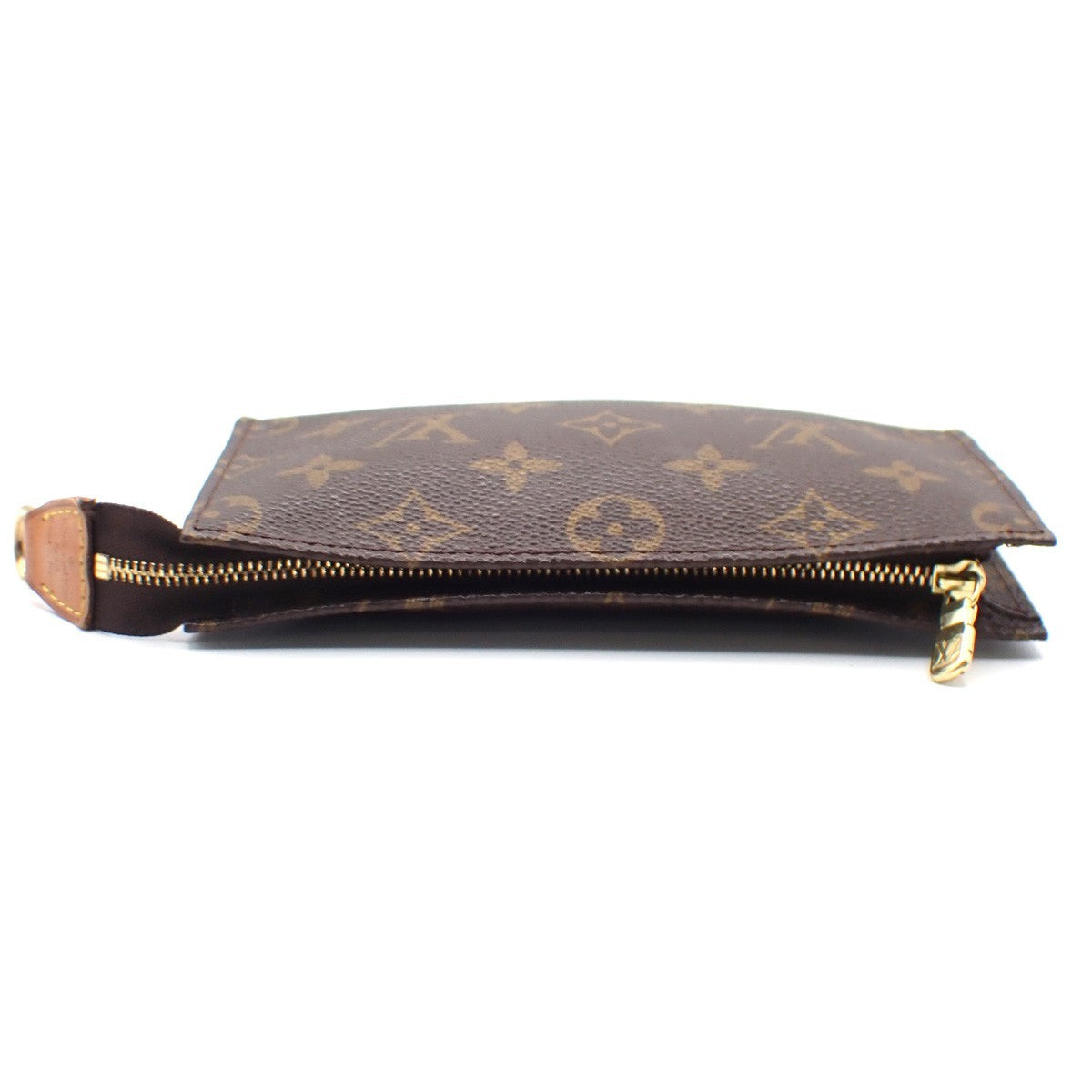 LOUIS VUITTON LV Bucket PM Clutch Pouch Bag Monogram Leather France 02AA180