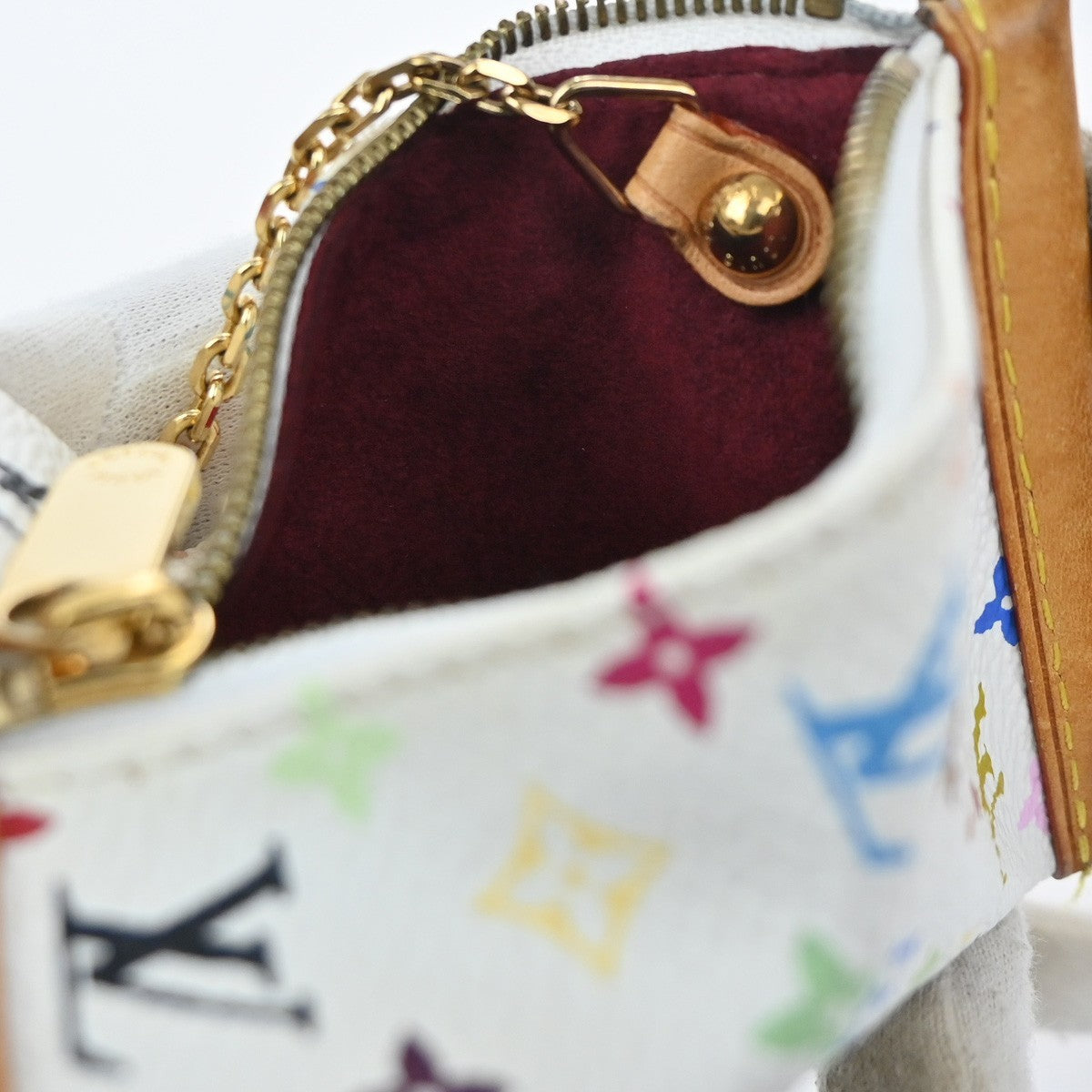 LOUIS VUITTON Berlingo Coin Case Monogram Multi Leather WE France M58028 87KD034