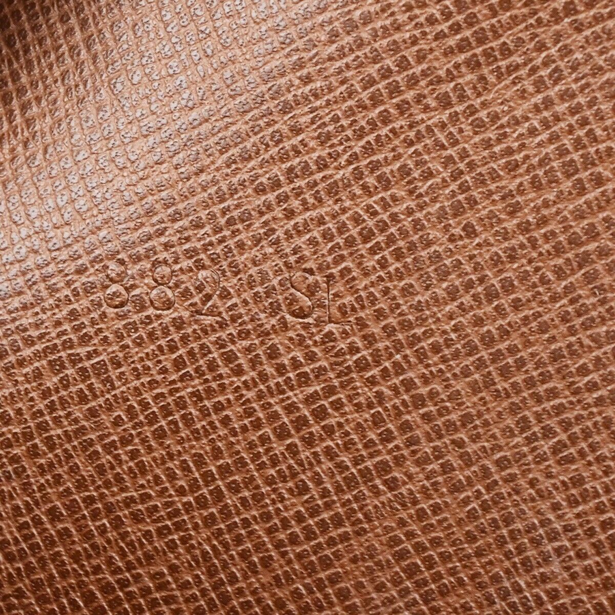 LOUIS VUITTON Danube Shoulder Bag Monogram Leather Brown France M45266 65ED334