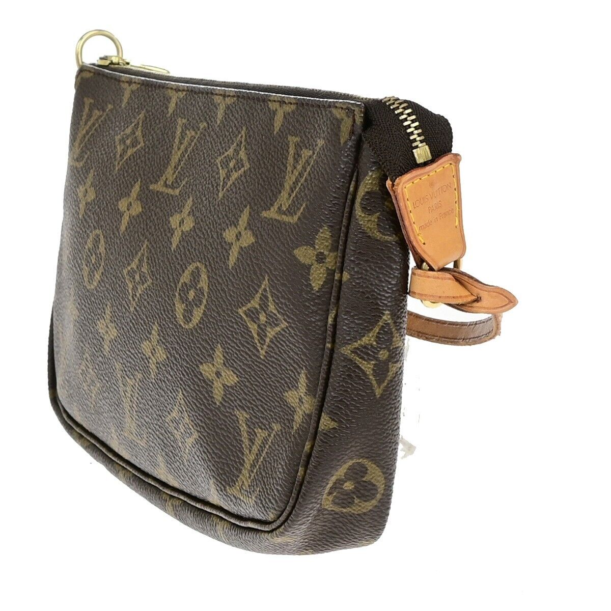 LOUIS VUITTON Pochette Accessoires Hand Bag Monogram Leather BN M51980 82ED022
