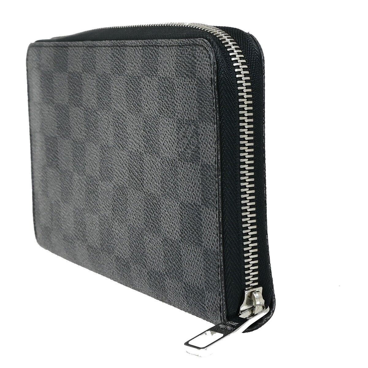 LOUIS VUITTON Zippy Organizer Long Bifold Wallet Damier Graphite N63077 14KA398