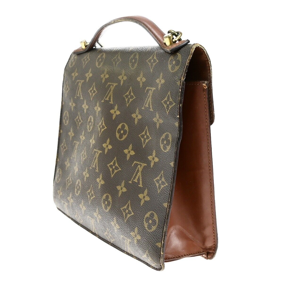 LOUIS VUITTON Monceau 28 2Way Shoulder Hand Bag Monogram Leather M51185 38EE005