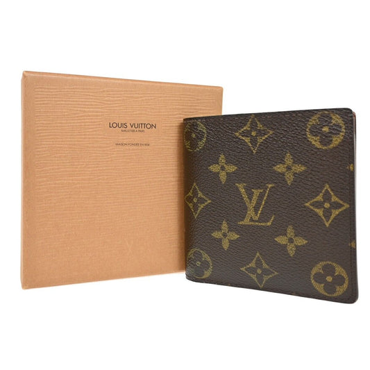 LOUIS VUITTON LV Billets Cartes Credit Monnaie Wallet Monogram M61665 30FA115