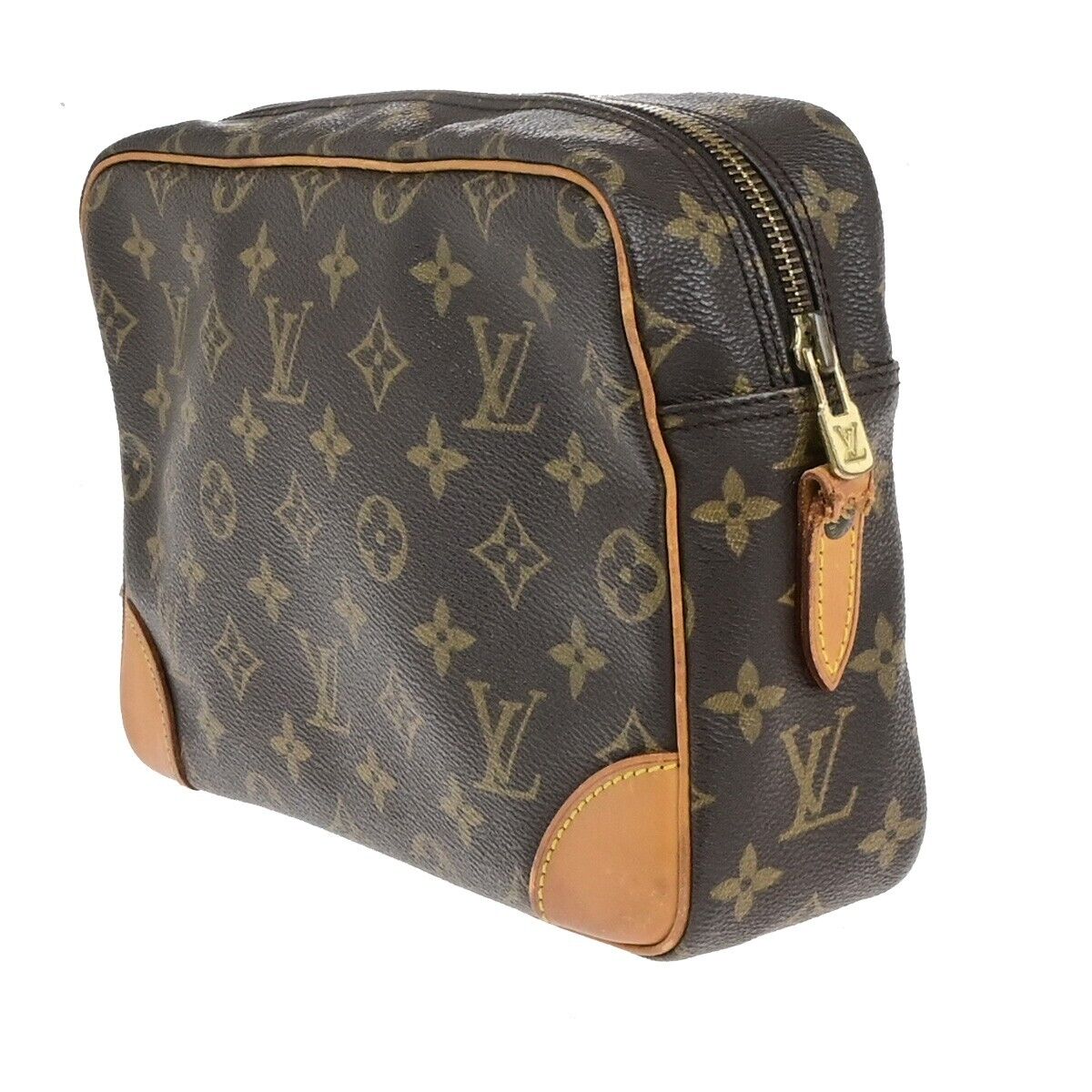 LOUIS VUITTON Trocadero 27 Shoulder Bag Monogram Leather Brown M51274 04ED333