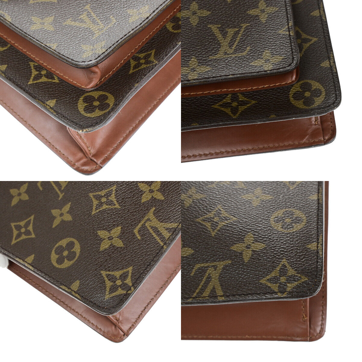 LOUIS VUITTON Monceau 28 2Way Shoulder Hand Bag Monogram Leather M51185 84YF894