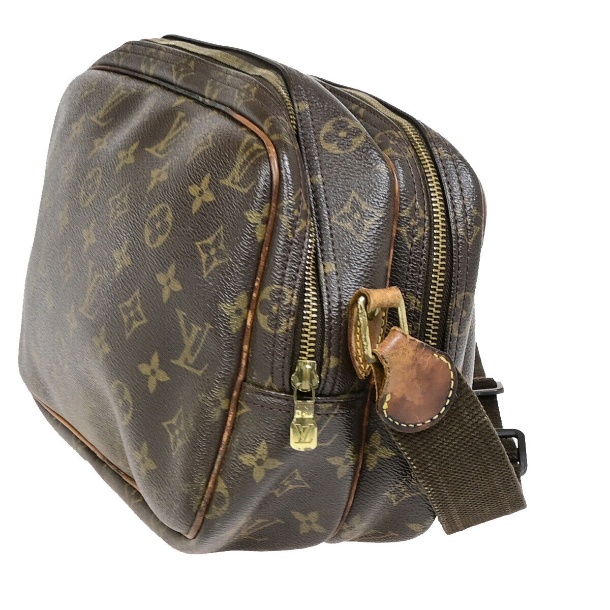 LOUIS VUITTON Reporter PM Crossbody Shoulder Bag Monogram Leather M45254 61YF080