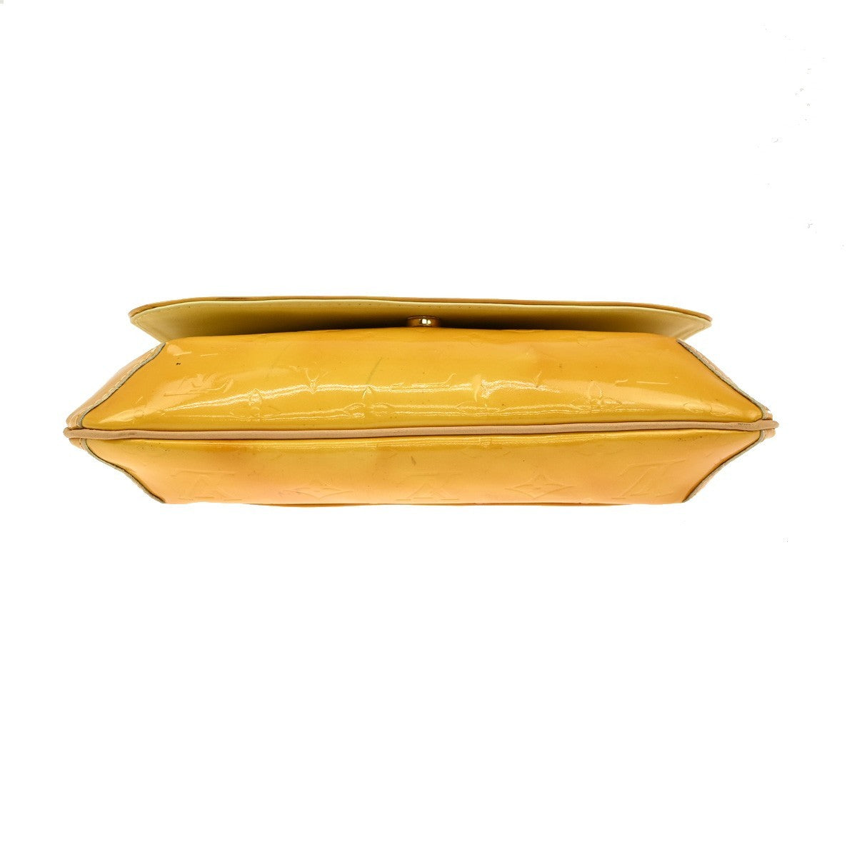 LOUIS VUITTON Thompson Street Shoulder Bag Monogram Vernis Yellow M91071 65EF809