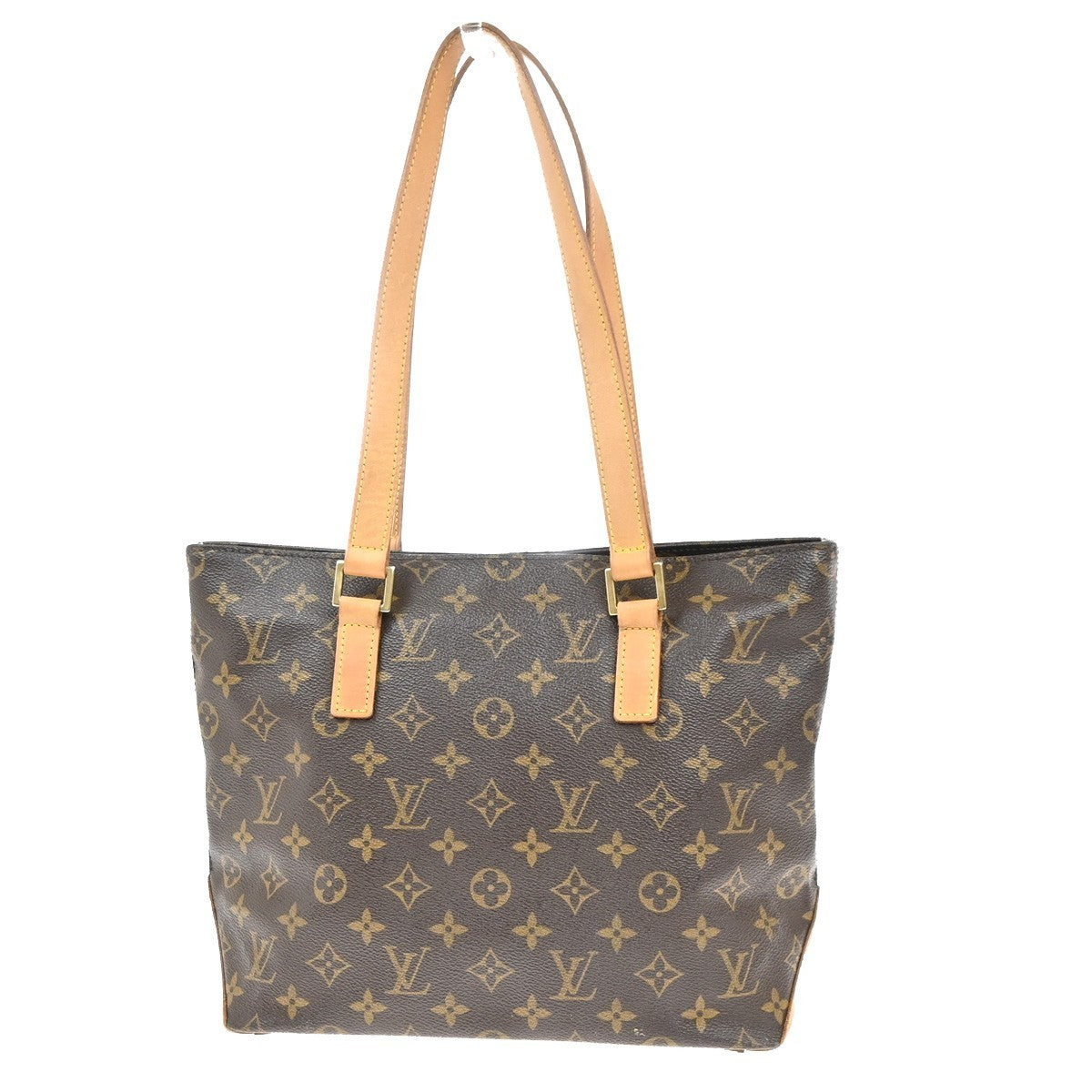 LOUIS VUITTON Cabas Piano Shoulder Bag Monogram Leather Brown M51148 16MA249