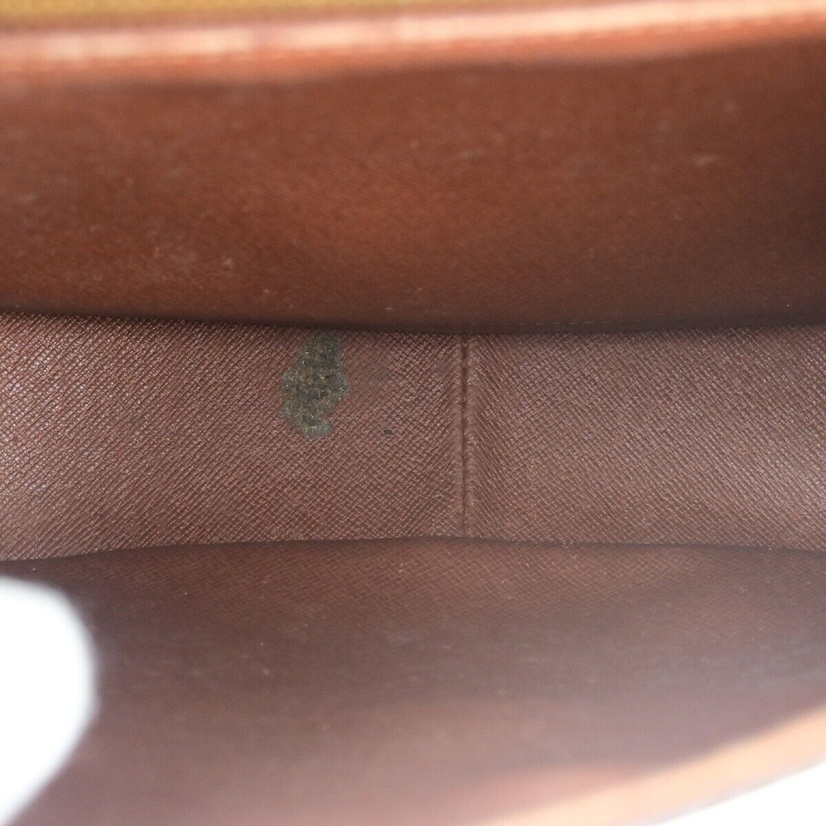 LOUIS VUITTON Saint Cloud GM Shoulder Bag Monogram Leather Brown M51242 31HC015
