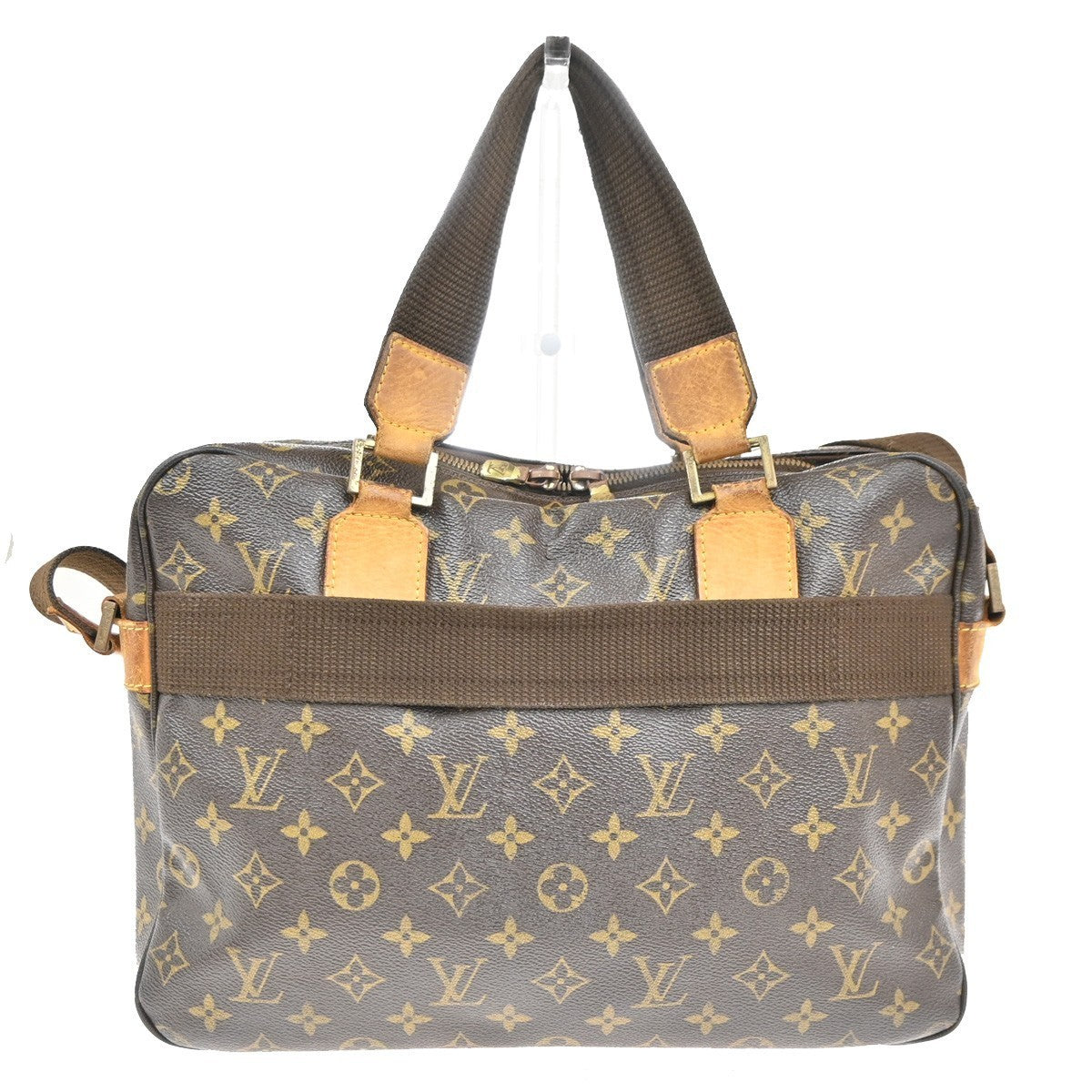LOUIS VUITTON Sac Bosphore 2Way Hand Bag Monogram Leather Brown M40043 32MA243