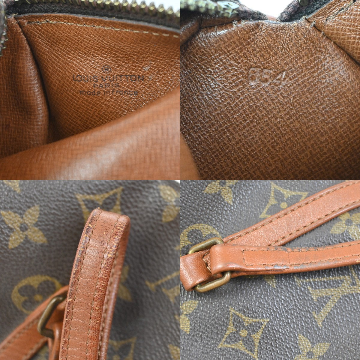 LOUIS VUITTON PAPILLON 26 Hand Bag Monogram Leather Brown France M51366 71ZA302