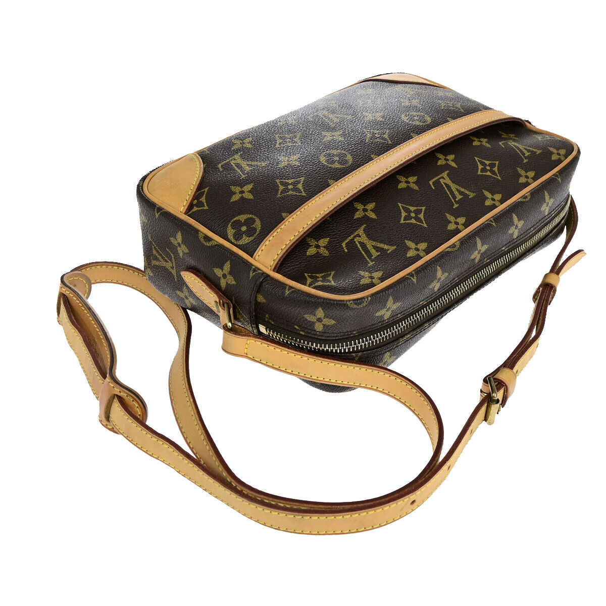LOUIS VUITTON Trocadero 27 Shoulder Bag Monogram Leather Brown M51274 99SJ108