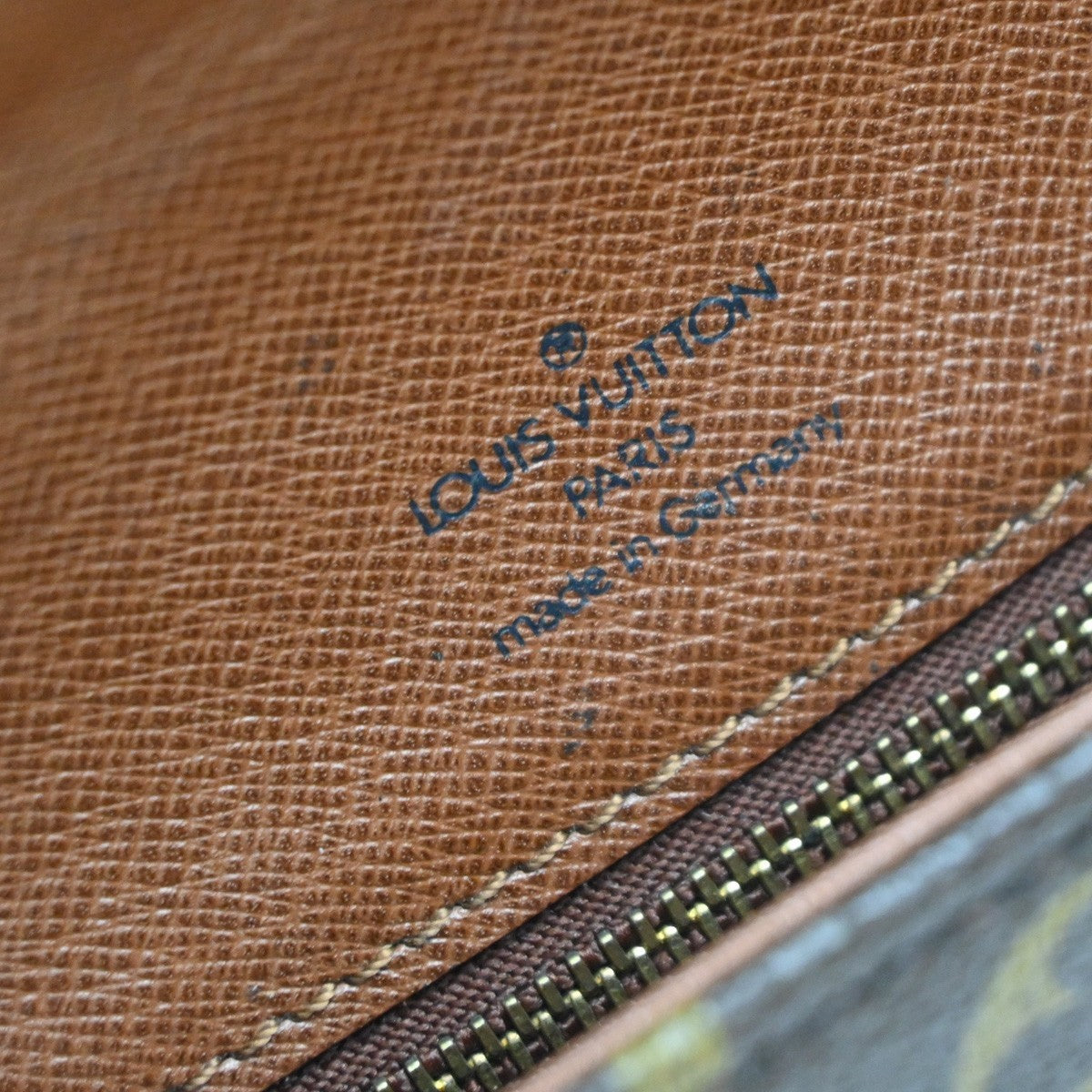 LOUIS VUITTON Saint Cloud MM Shoulder Bag Monogram Leather Brown M51243 33KP424