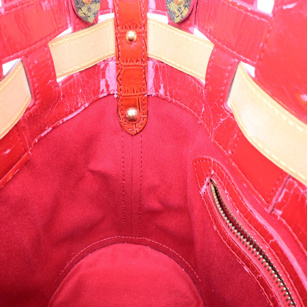 LOUIS VUITTON Neo Bucket Shoulder Bag Monogram Ruby Leather BN RD M95613 81YG627