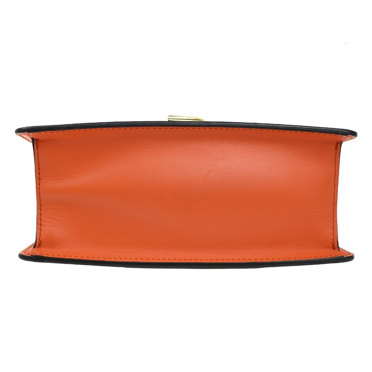 GUCCI Sylvie Sherry Line 2way Shoulder Hand Bag Leather Orange GHW Italy 98MA189