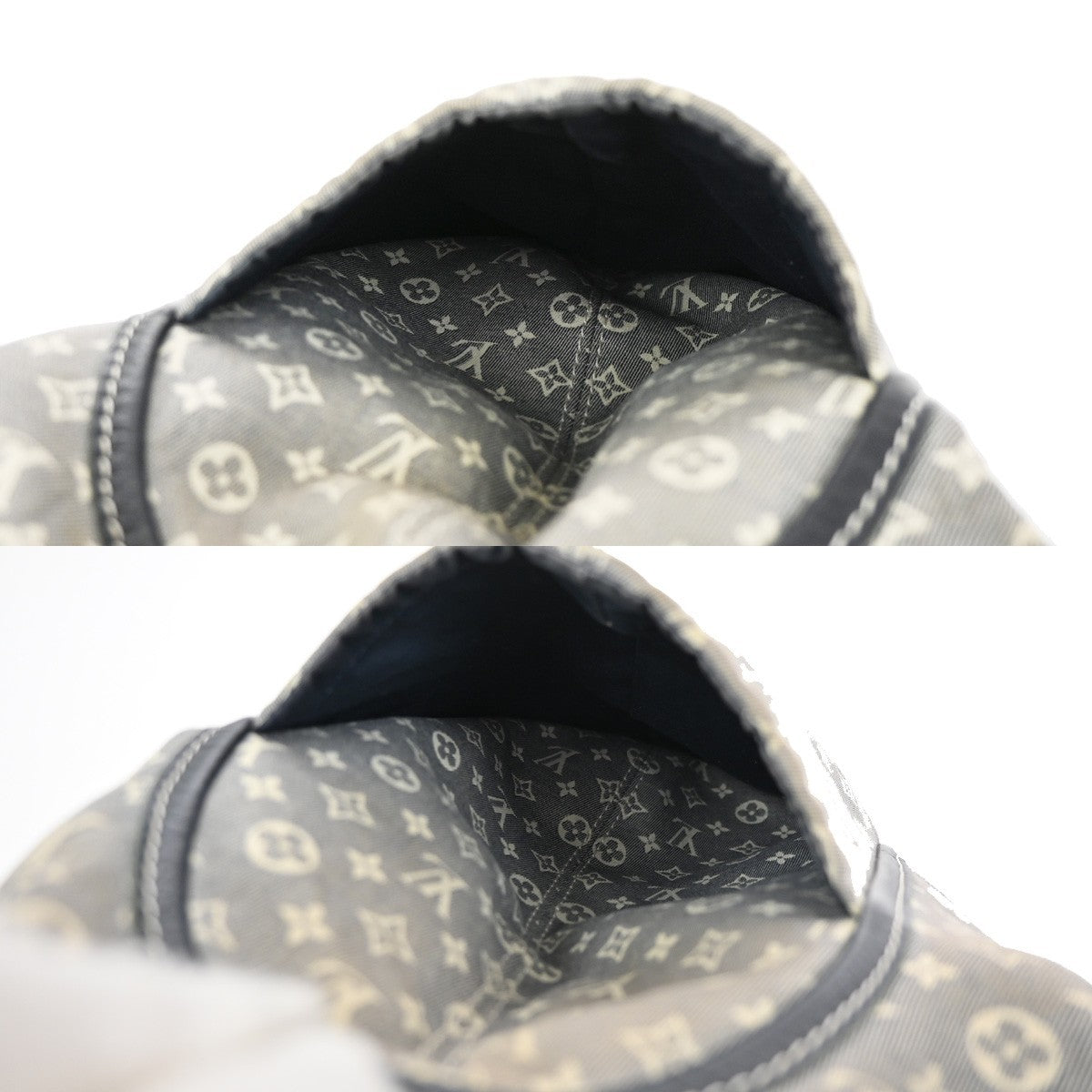 LOUIS VUITTON Romance Shoulder Bag Monogram Idylle Leather Blue M56700 73KB616