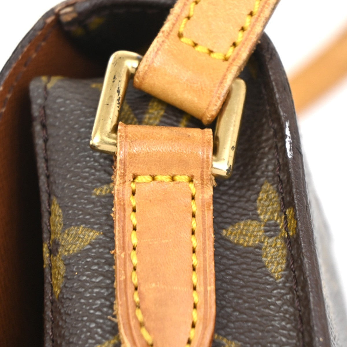 LOUIS VUITTON Mini Saint Cloud Shoulder Bag Monogram Leather BN M51244 39KC190