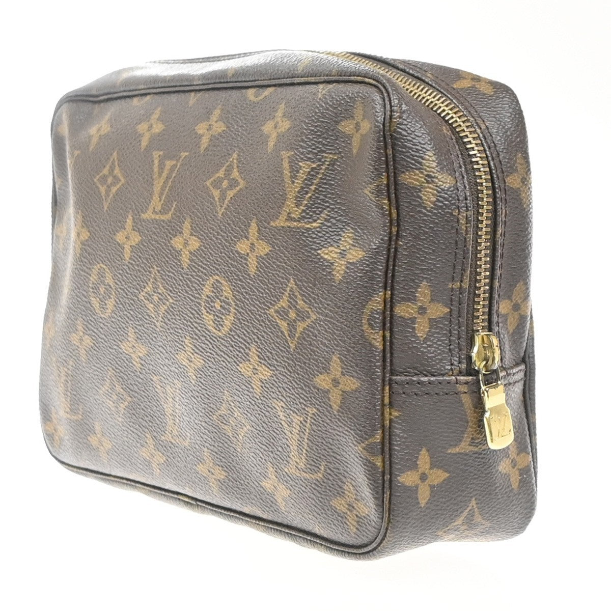 LOUIS VUITTON Trousse Toilette 23 Clutch Hand Bag Monogram Brown M47524 04CA768