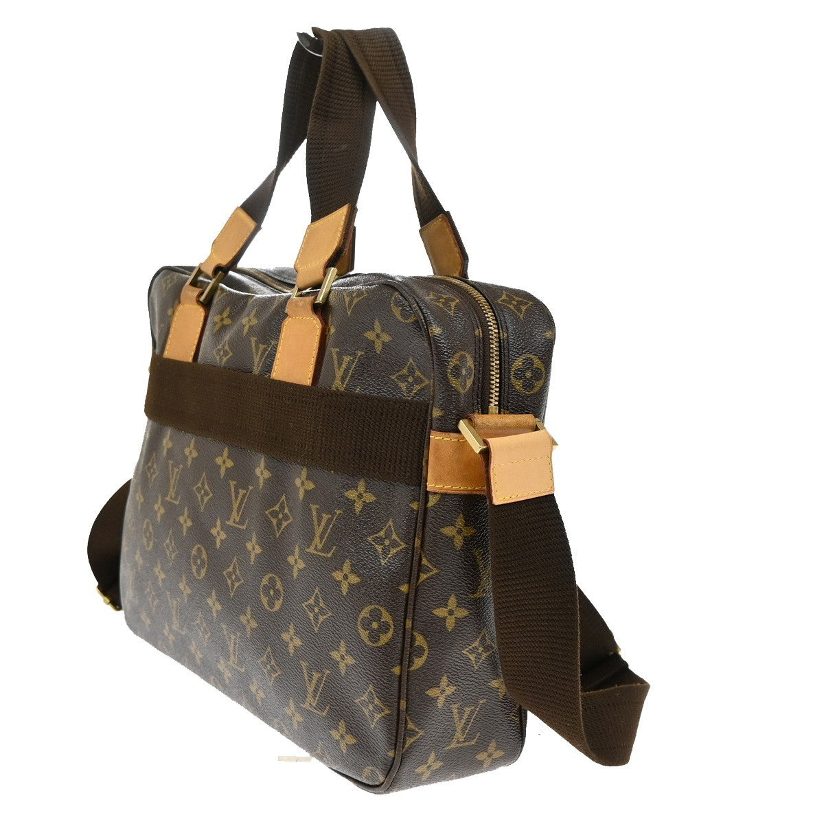 LOUIS VUITTON Sac Bosphore 2way Hand Bag Monogram Leather Brown M40043 54KB415
