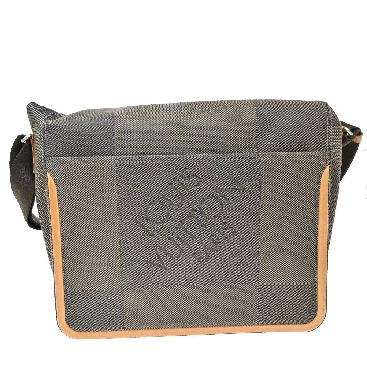 LOUIS VUITTON Damier Geant Messager Shoulder Bag Canvas Leather M93030 16KP318