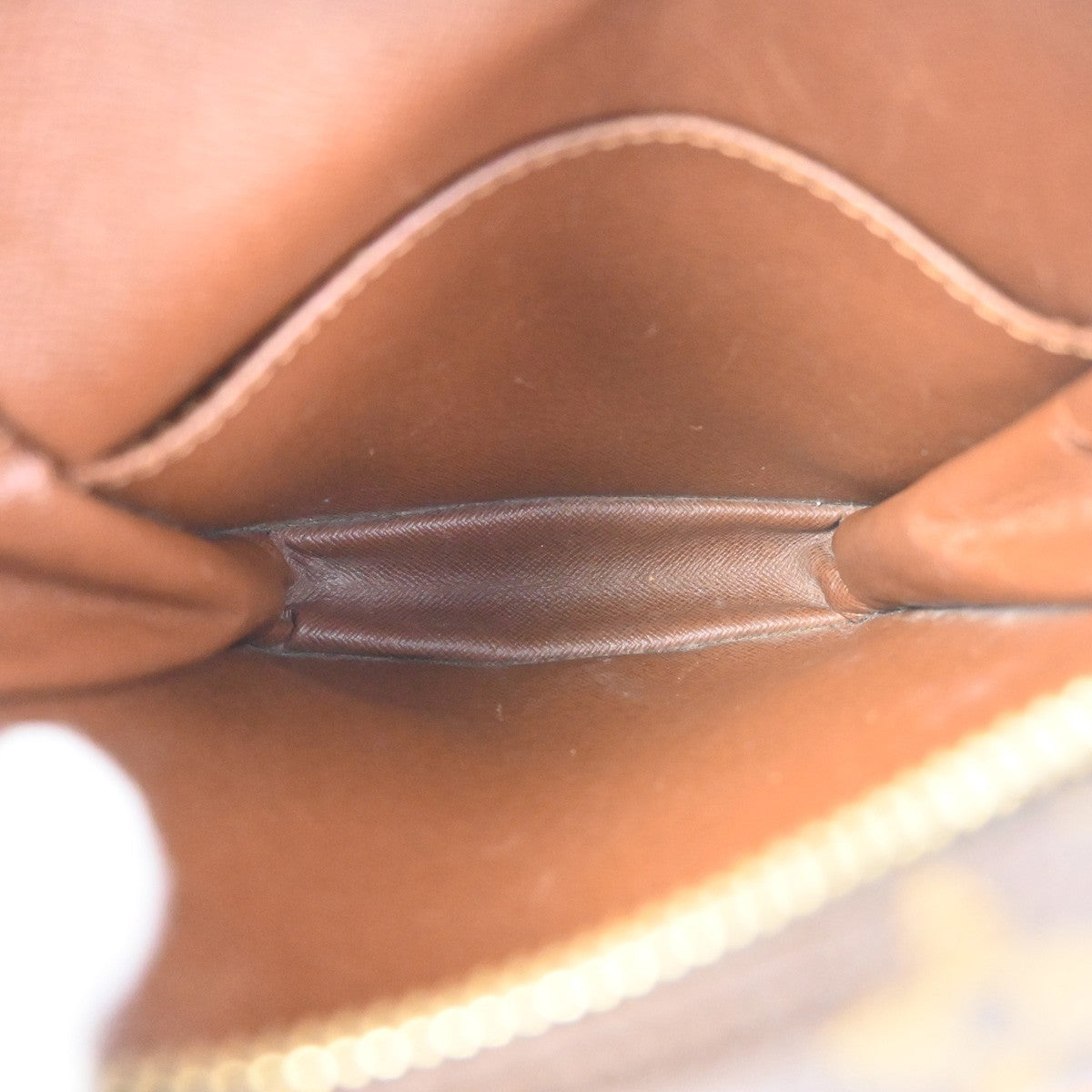 LOUIS VUITTON Danube Shoulder Bag Monogram Leather Brown France M45266 87ZA285