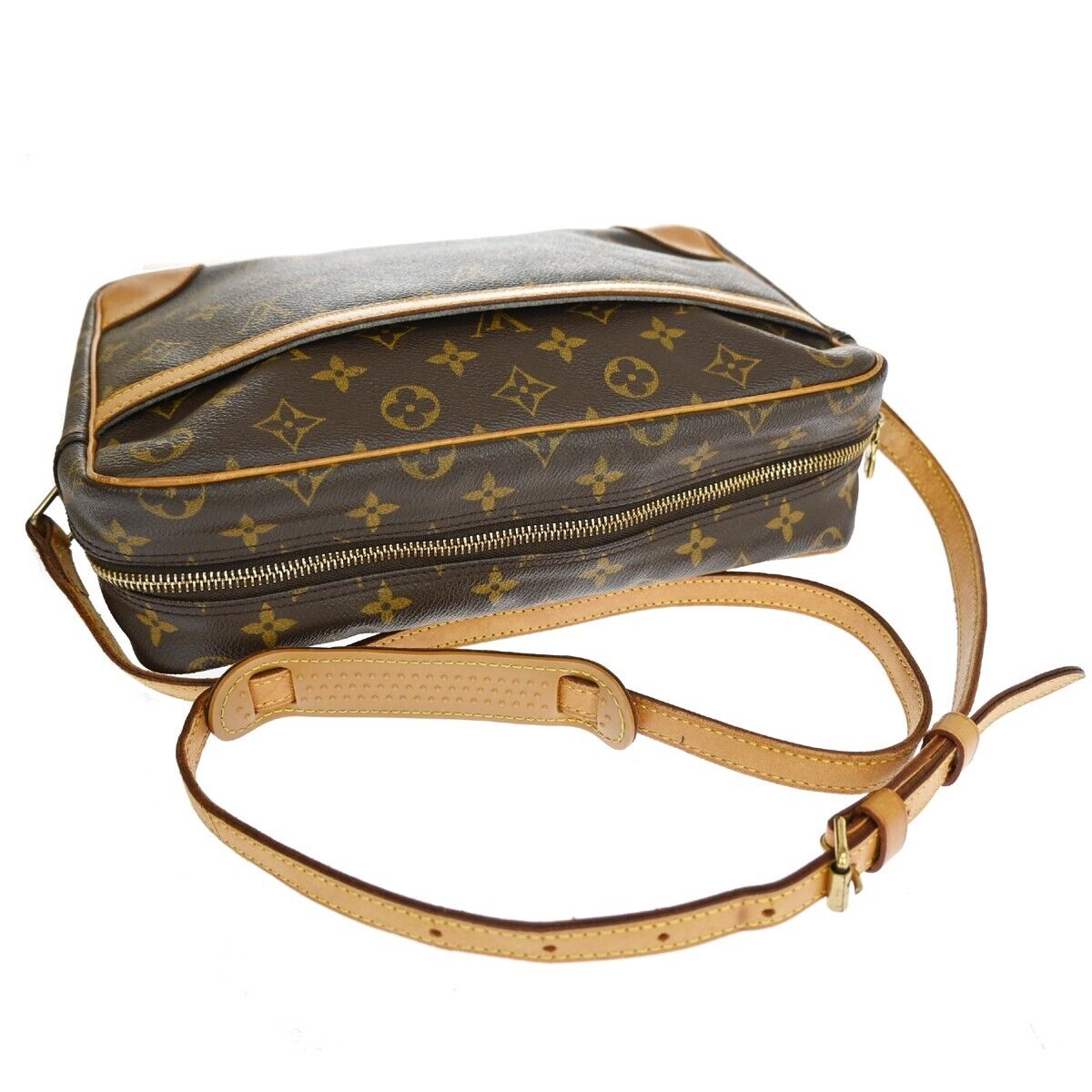 LOUIS VUITTON Trocadero 30 Shoulder Bag Monogram Leather Brown M51272 32EA282