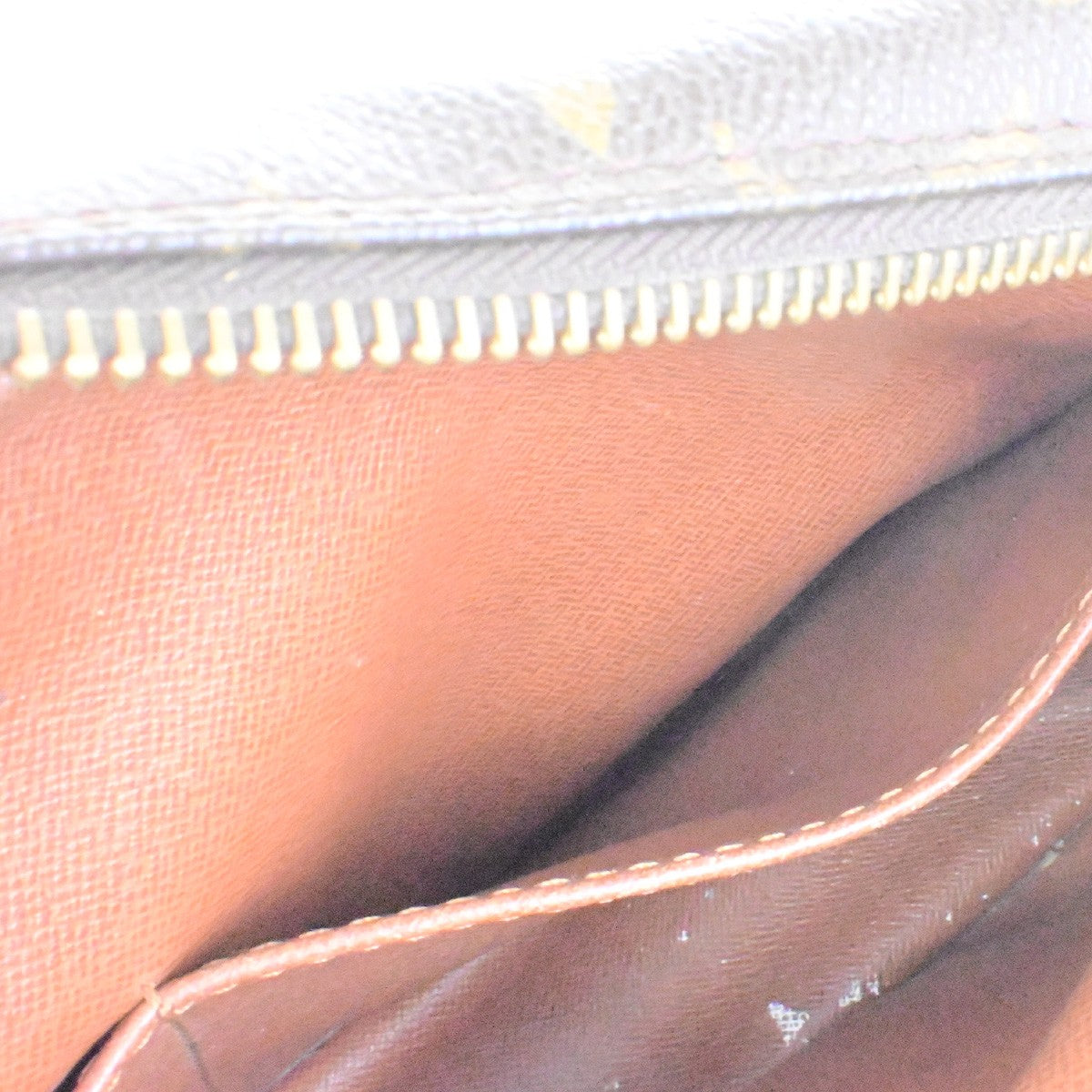 LOUIS VUITTON Compiegne 28 Clutch Hand Bag Monogram Leather Brown M51845 61YH084