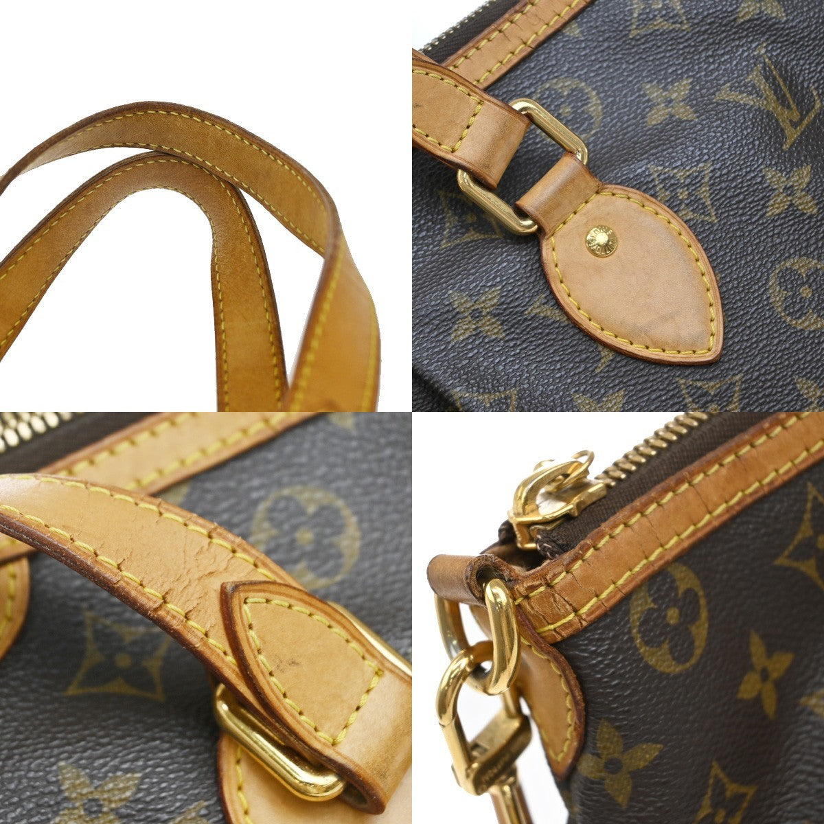 LOUIS VUITTON Palermo PM Shoulder Hand Bag Monogram Leather BN M40145 16EF858