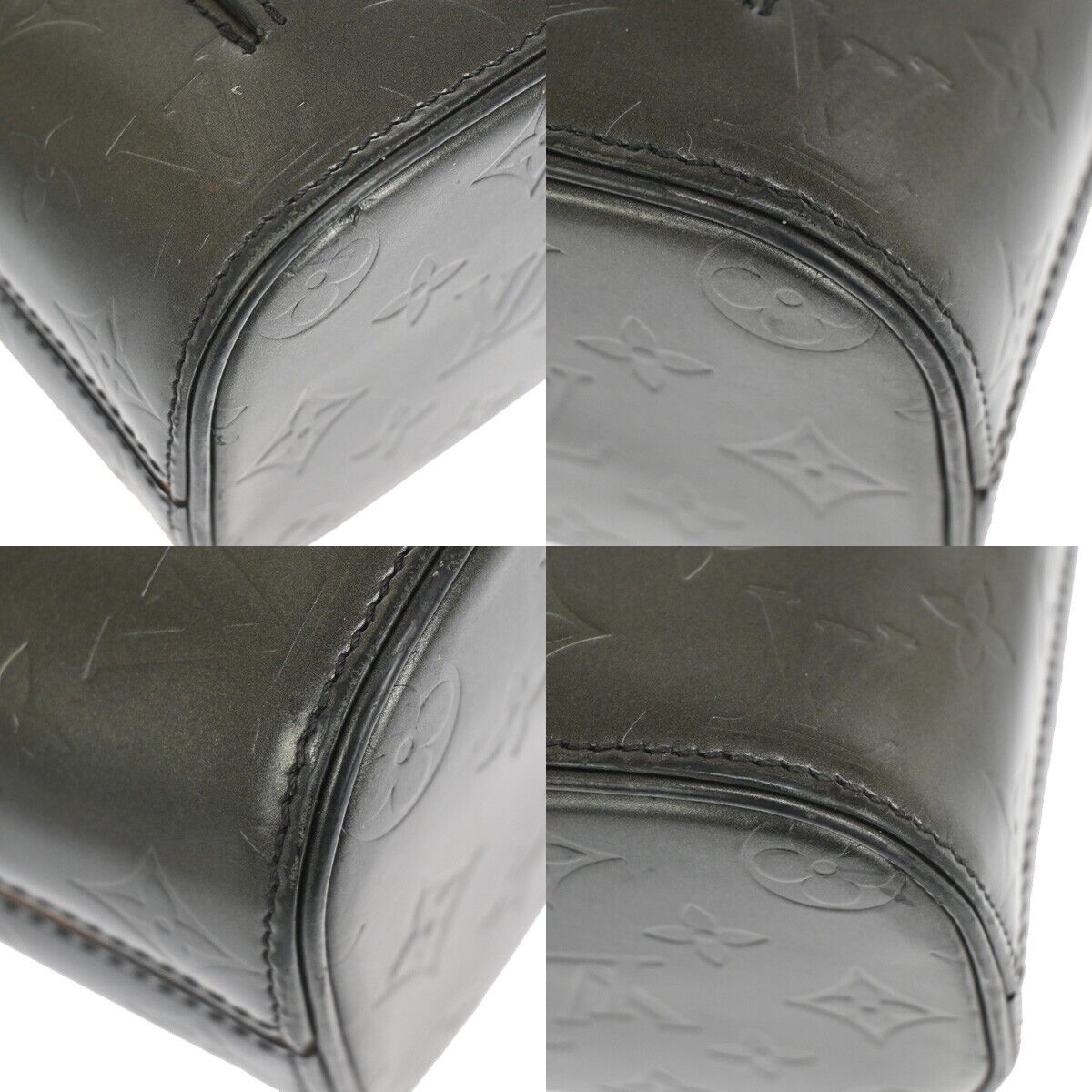 LOUIS VUITTON Willwood Shoulder Bag Monogram mat Leather Black M55105 88YD699