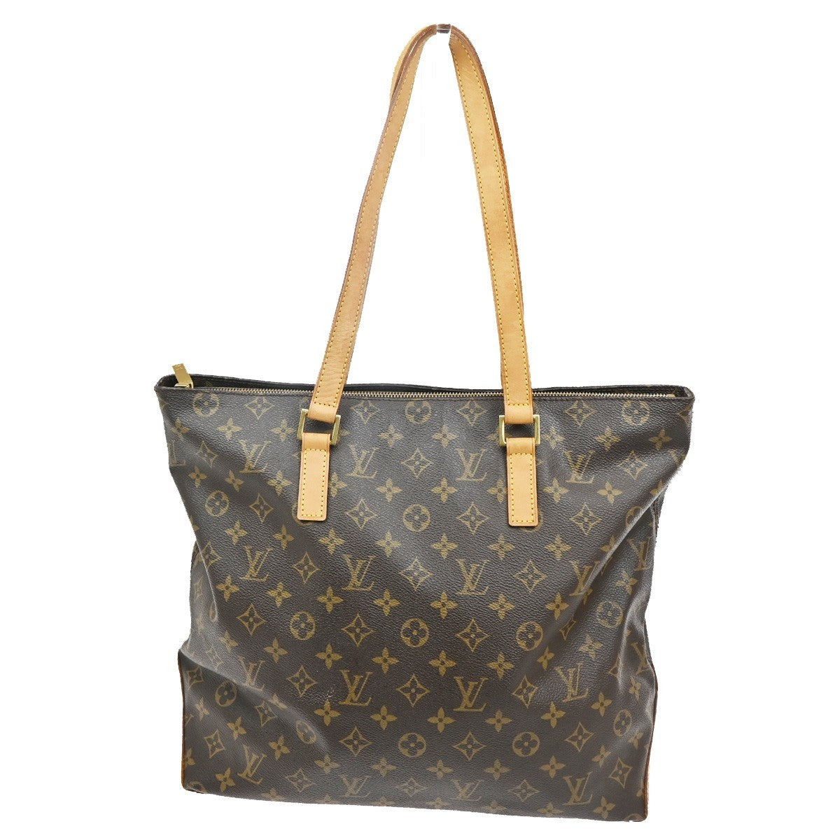 LOUIS VUITTON Cabas Mezzo Shoulder Bag Monogram Leather Brown M51151 85TA201
