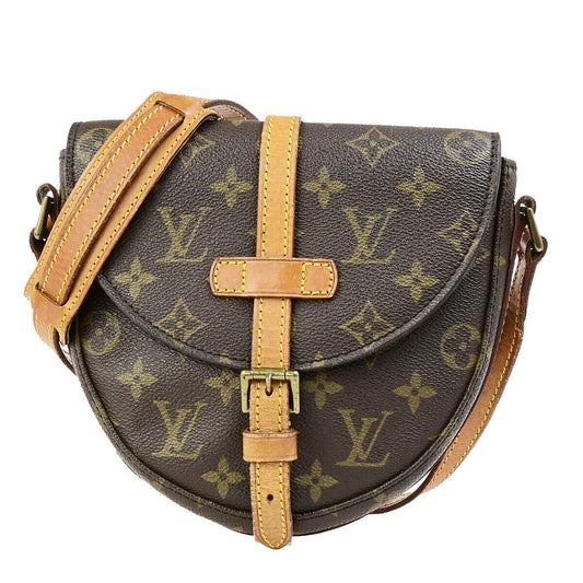 LOUIS VUITTON Chantilly PM Shoulder Bag Monogram Leather Brown M51234 31YG541