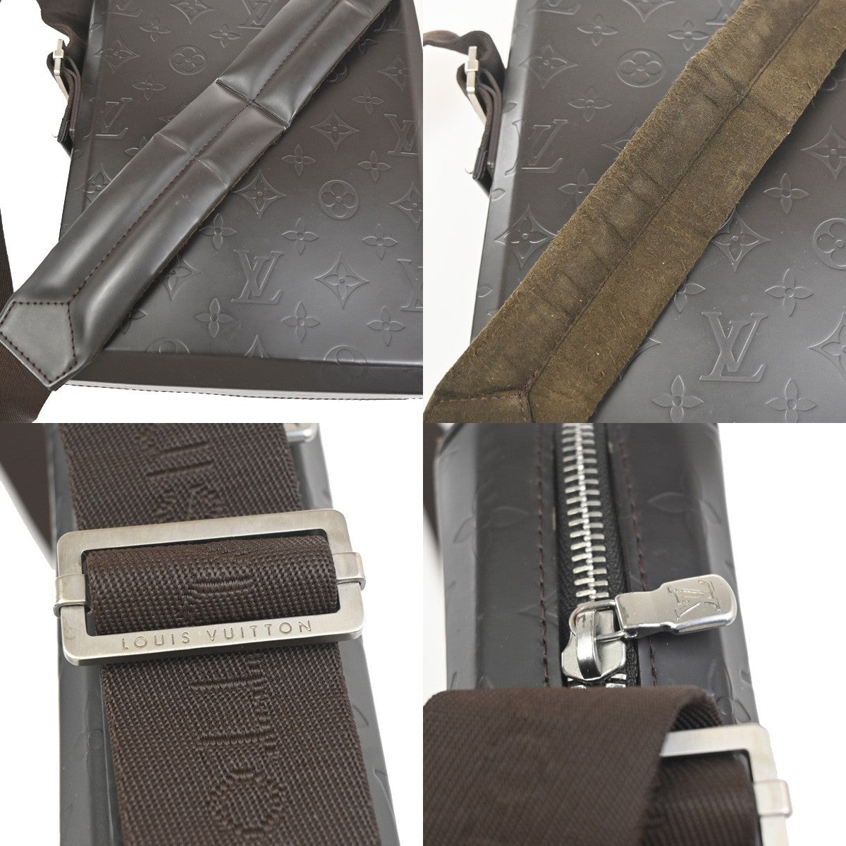 LOUIS VUITTON Bobby Shoulder Bag Monogram Glace Leather Brown M46520 31ZA342